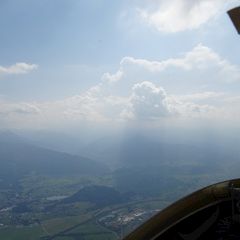 Flugwegposition um 12:07:45: Aufgenommen in der Nähe von Stainach-Pürgg, Österreich in 2150 Meter